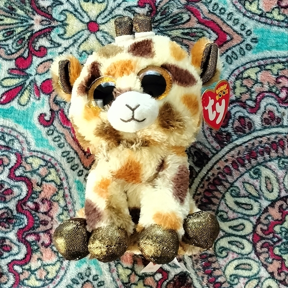 NWT TY Baby Boos Giraffe 'Stilts' Beanie Baby - Picture 1 of 5